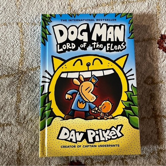 Other - Dog Man 5: Lord of the Fleas by Dav Pilkey (English) Hardcover Book NEW